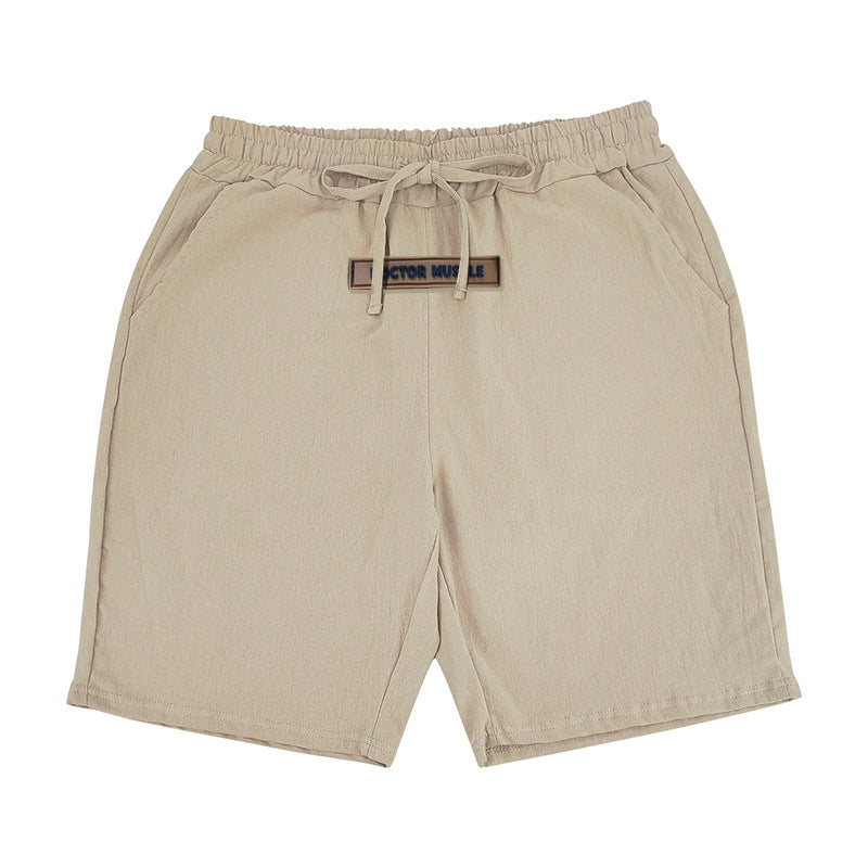 Herren lässige Strandshorts mit elastischem Bund und verstellbarem Kordelzug Echoarchiv