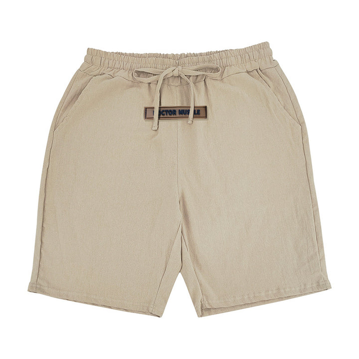 Herren lässige Strandshorts mit elastischem Bund und verstellbarem Kordelzug Echoarchiv