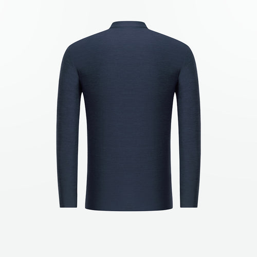 Herren Funktionsshirt mit modernem Stehkragen und sportlichem Reißverschluss Echoarchiv