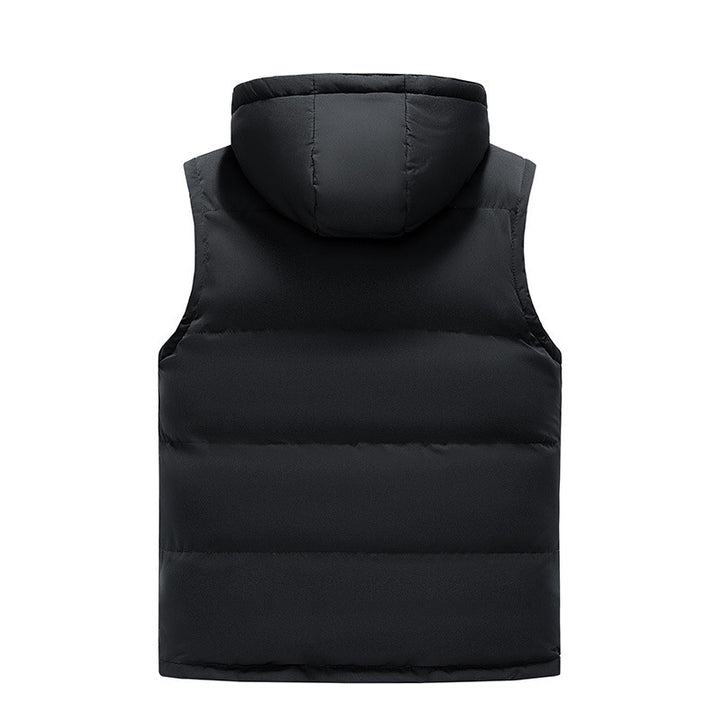 Herren Wattierte Steppweste mit Hoodie Echo Archiv