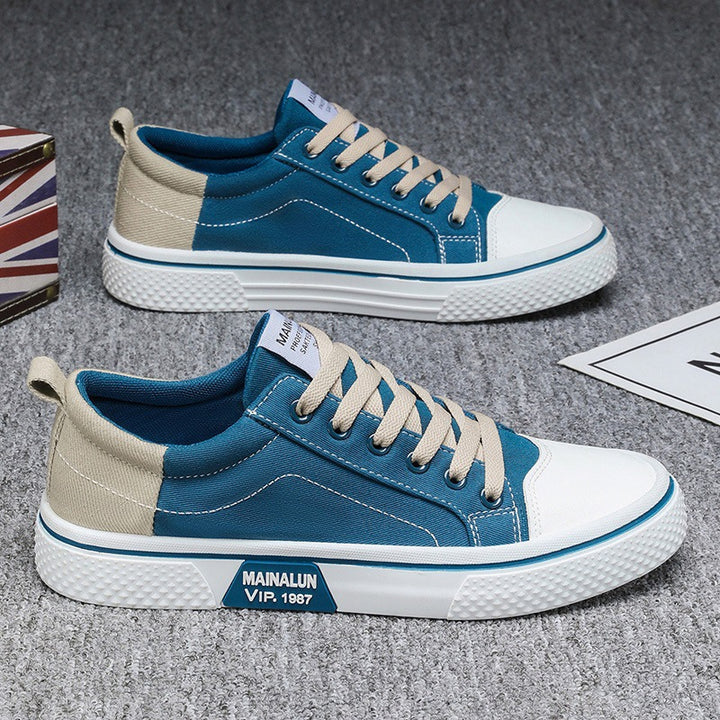 Herren Sportliche Sneakers mit kontrastierenden Einsätzen Echoarchiv