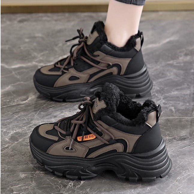 Damen Winterliche Sneaker mit warmem Futter und rutschfester Sohle Echo Archiv