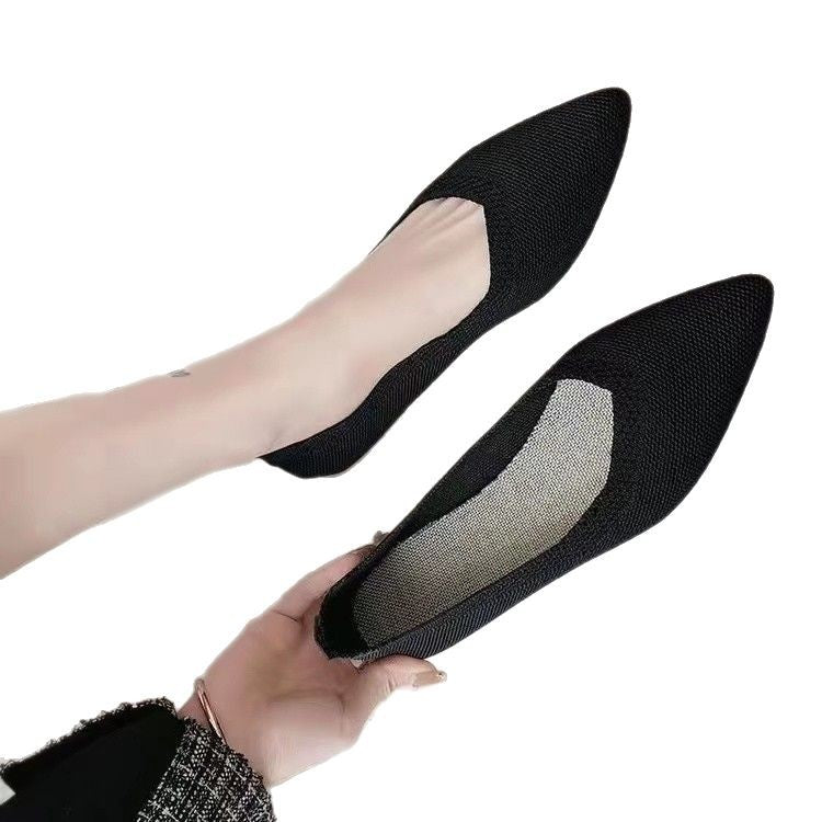 Damen elegante und atmungsaktive Ballerinas mit flexiblem Fußbett Echoarchiv