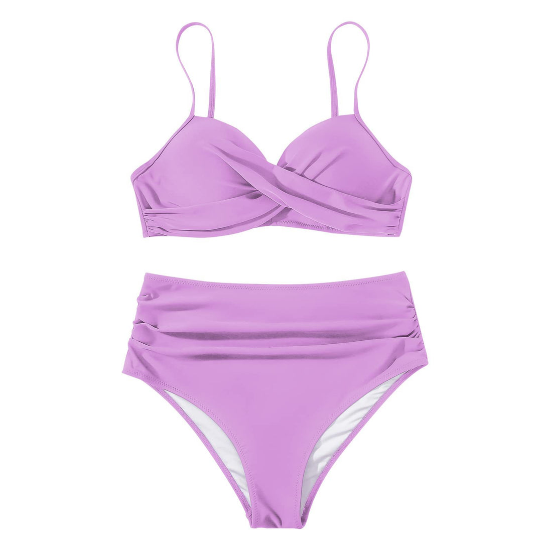 Damen Hochtailliertes Bikiniset mit raffinierten Rüschen – Maréssa
