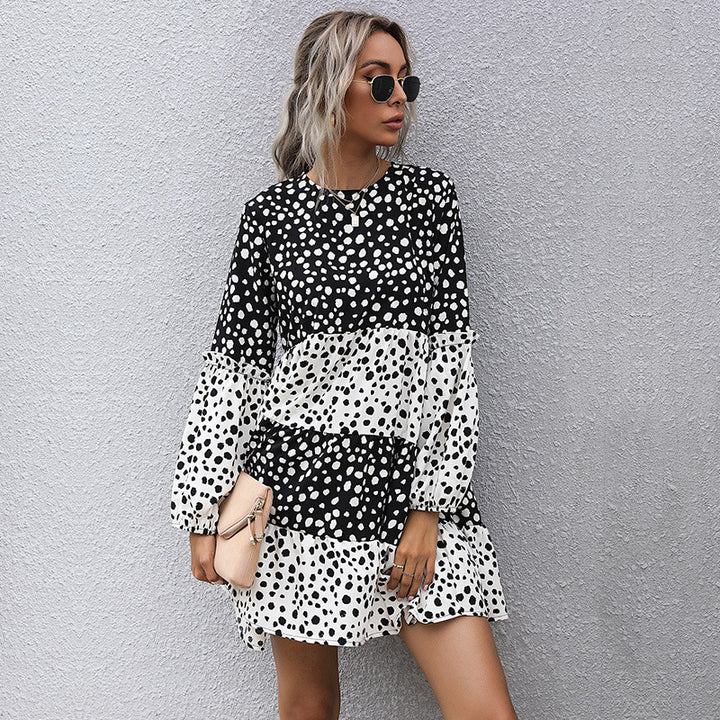 Damen Verspieltes Maxikleid mit Punkten Echo Archiv