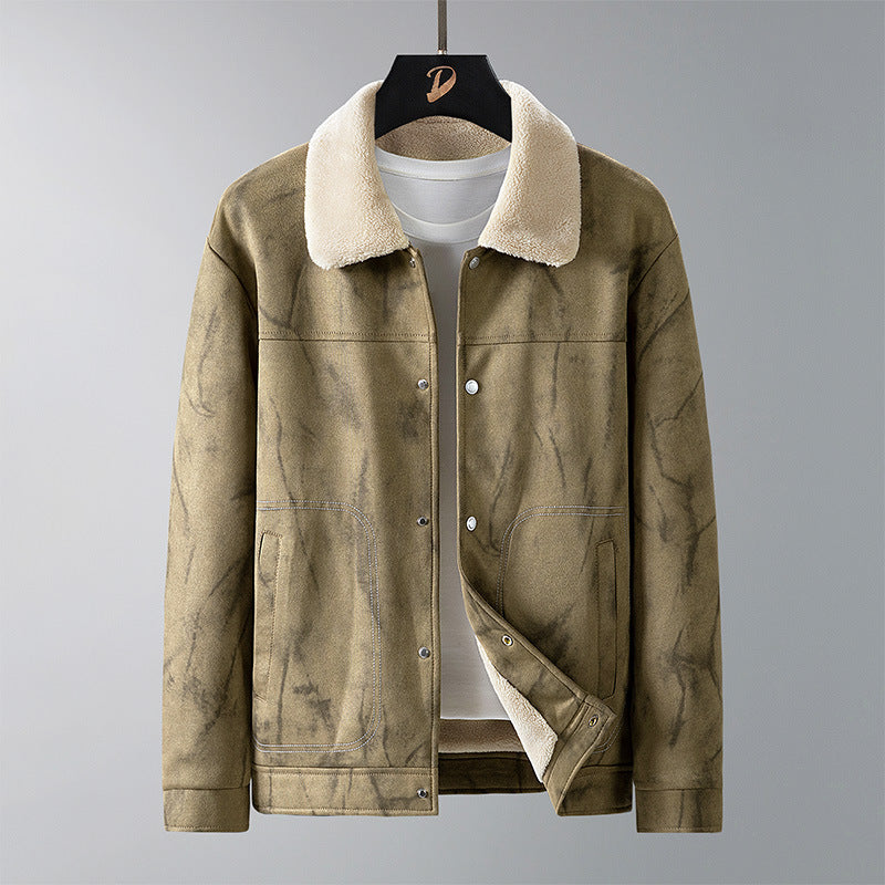 Herren Wendejacke aus Kunstleder mit Kuschelfutter Echo Archiv
