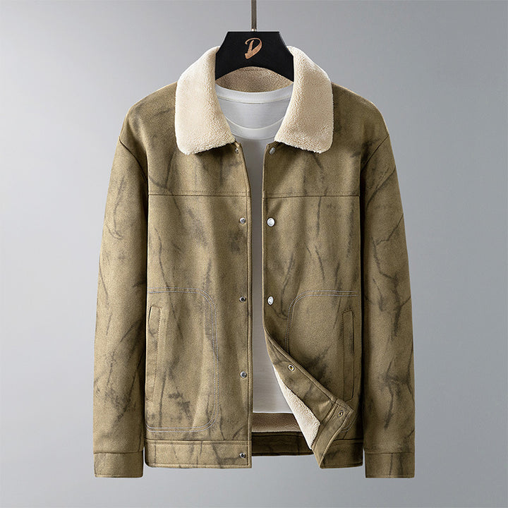 Herren Wendejacke aus Kunstleder mit Kuschelfutter Echo Archiv