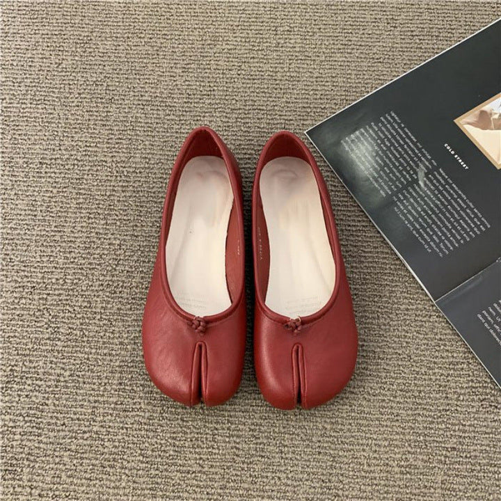 Damen Ballerinas mit eleganter Schlitz-Details und bequemer Innensohle Echoarchiv