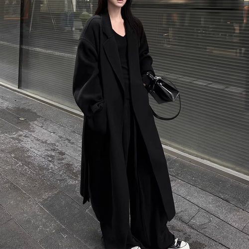 Damen Eleganter und bequemer Longblazer Echoarchiv