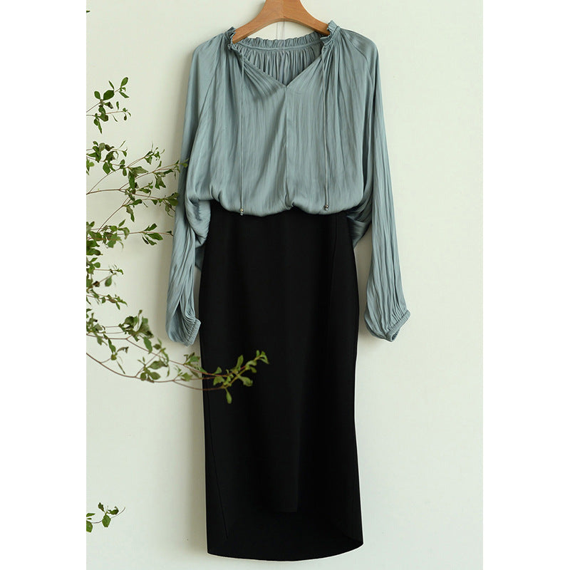 Damen Taillenhoher Midirock mit asymmetrischem Saum & figurformenden Seitennähten Echo Archiv