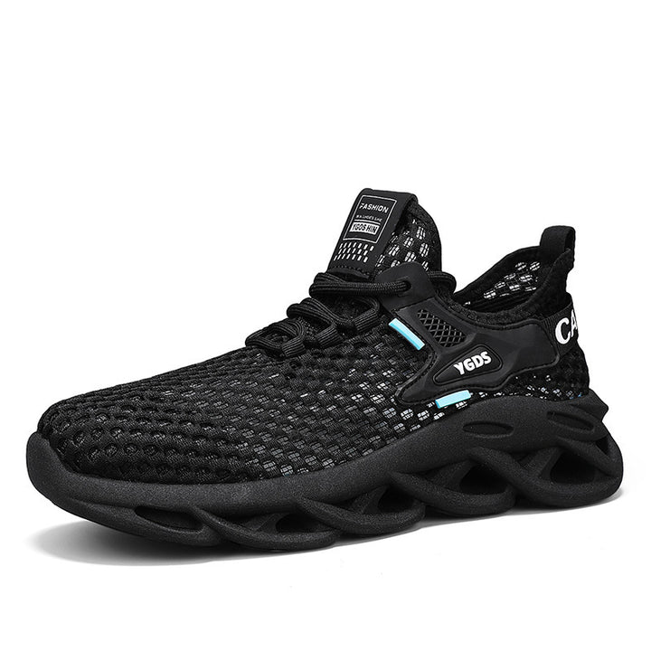 Herren Atmungsaktiver Knit-Sneaker mit elastischem Einstieg und skulpturaler Hohlkammer-Sohle Echoarchiv