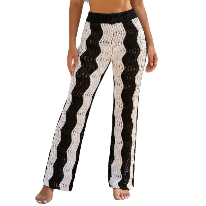 Damen Häkel-Strandhose mit Wellenmuster Echo Archiv