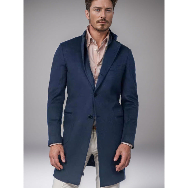 Herren modischer und eleganter Slim-Fit Mantel Echoarchiv