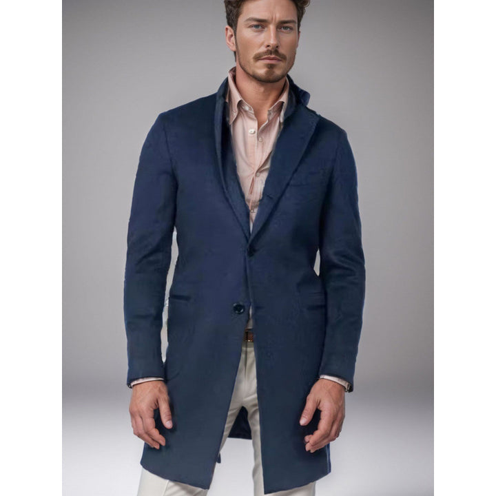 Herren modischer und eleganter Slim-Fit Mantel Echoarchiv