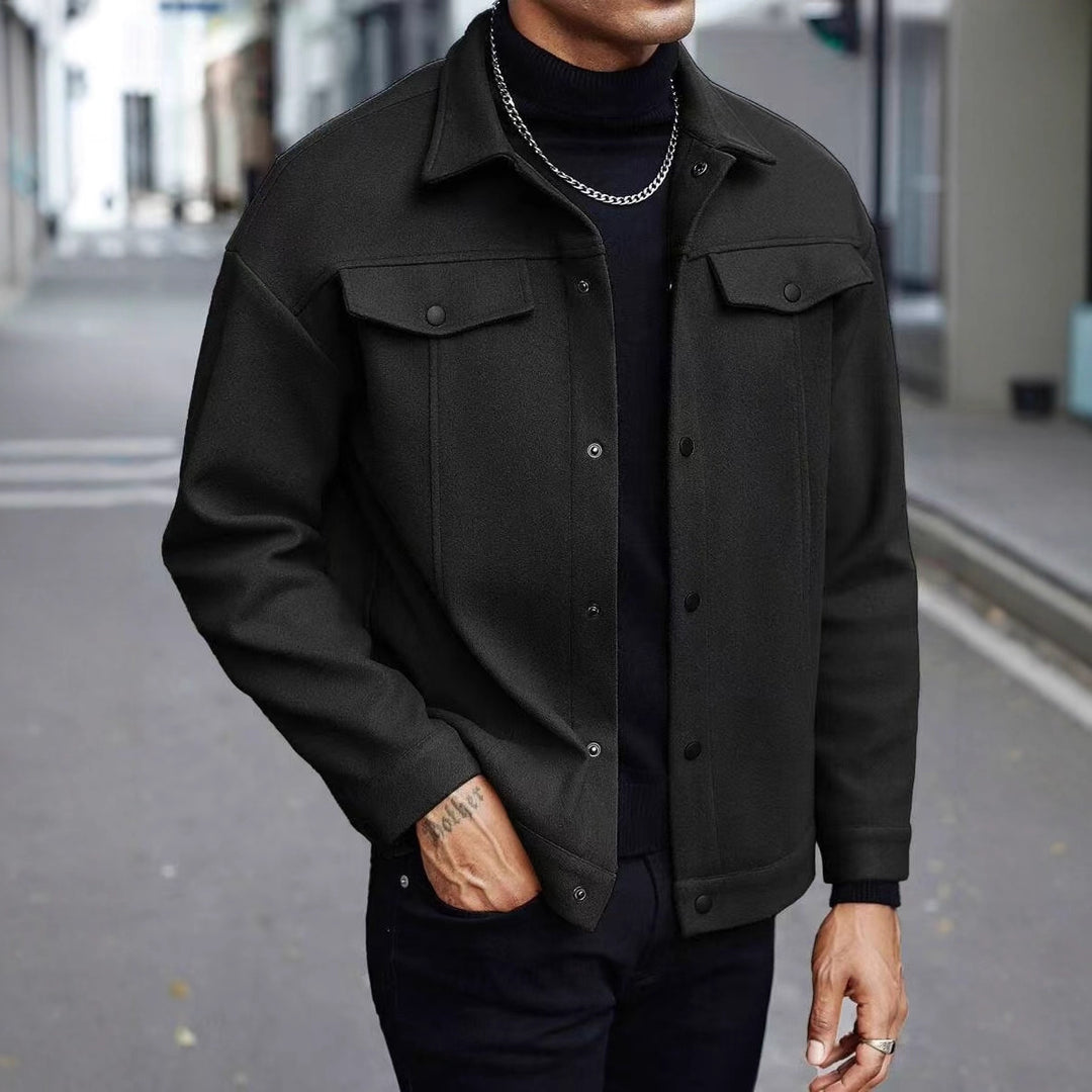 Herren stilvolle Overshirt-Jacke Echoarchiv