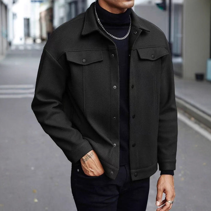 Herren stilvolle Overshirt-Jacke Echoarchiv