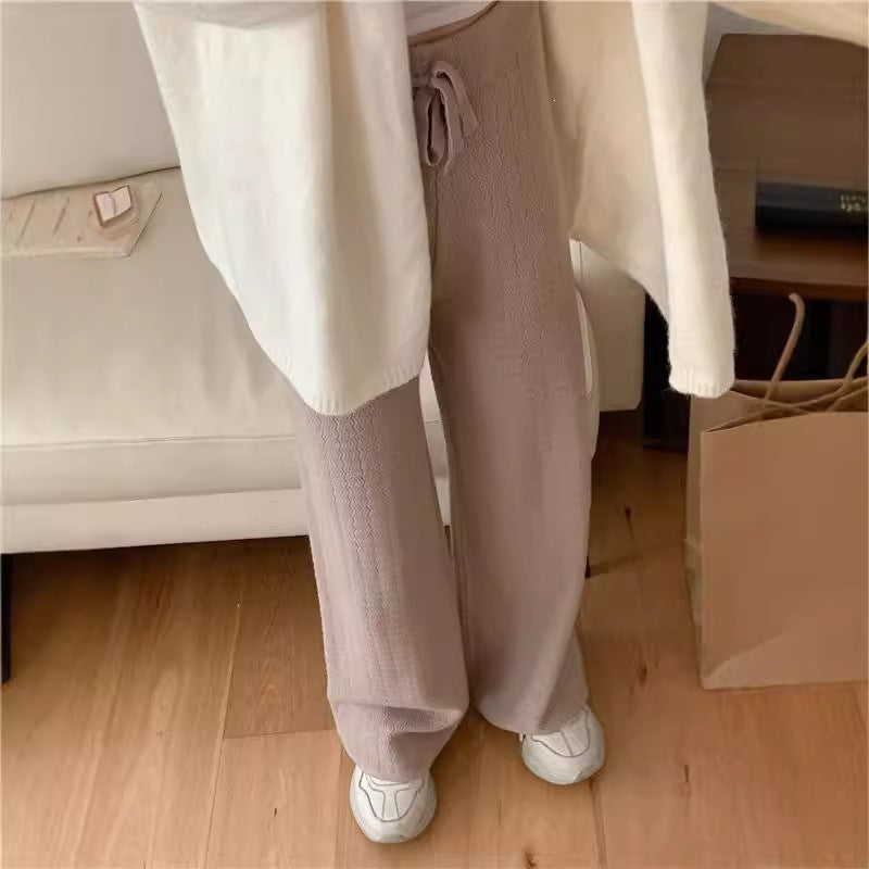 Damen Elegante weite Strickhose Echo Archiv