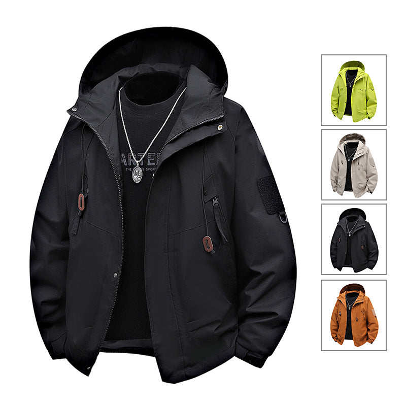 Herren Moderne wasserfeste Outdoorjacke Echoarchiv