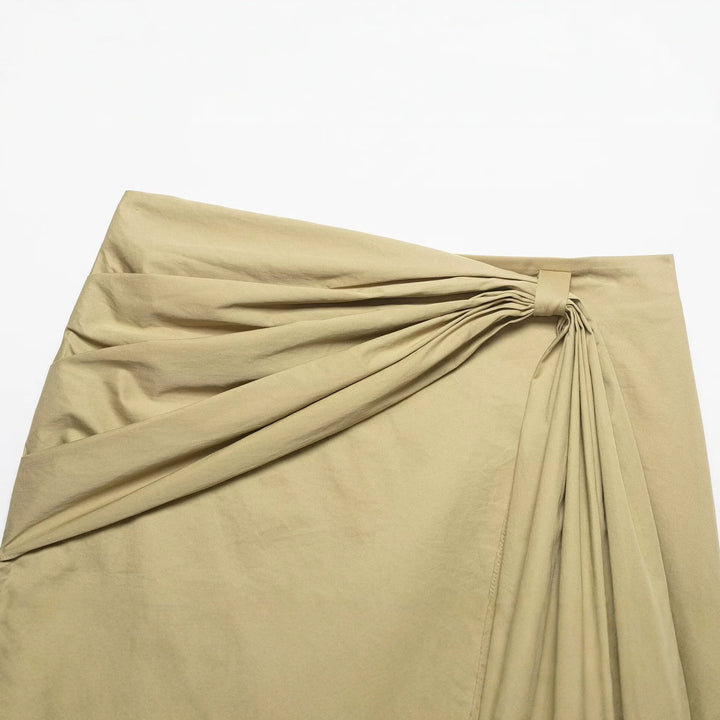 Damen Wickelrock mit asymmetrischem Design und dekorativen Drapierungen Echo Archiv