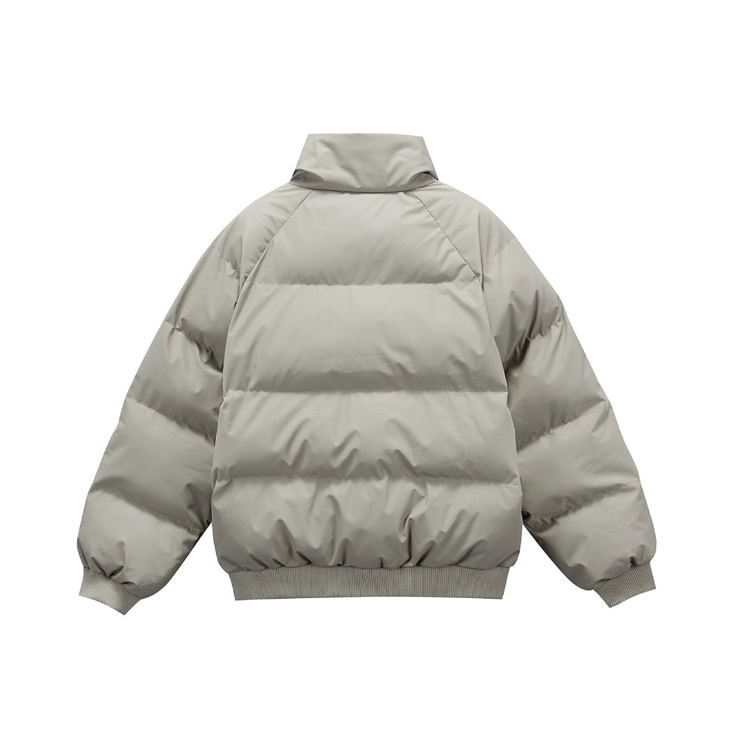 Damen Oversize gesteppte Steppjacke mit hohem Stehkragen und Rippbündchen Echoarchiv