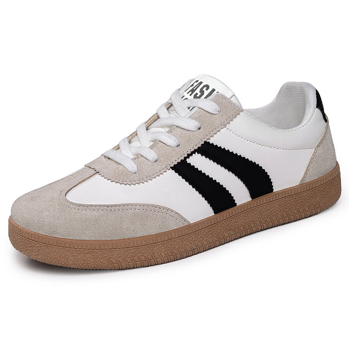 Herren nan retro Sneaker mit Velours- und Textilobermaterial, klassischer Drei-Streifen-Optik und profilierter Gumminsohle Echo Archiv