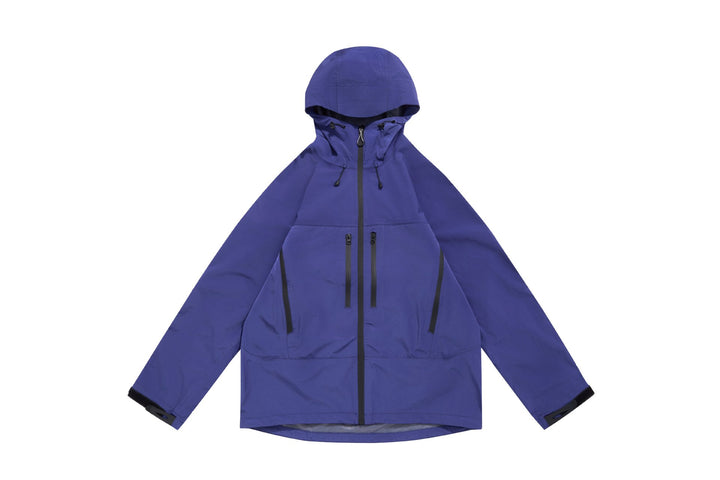 Unisex Technische Kapuzen-Outdoorjacke mit getapten Reißverschlüssen Echoarchiv