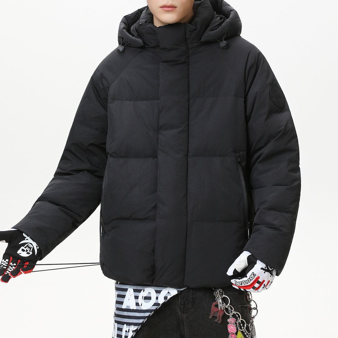 Herren Ultraleichte Steppjacke mit Kapuze Echoarchiv