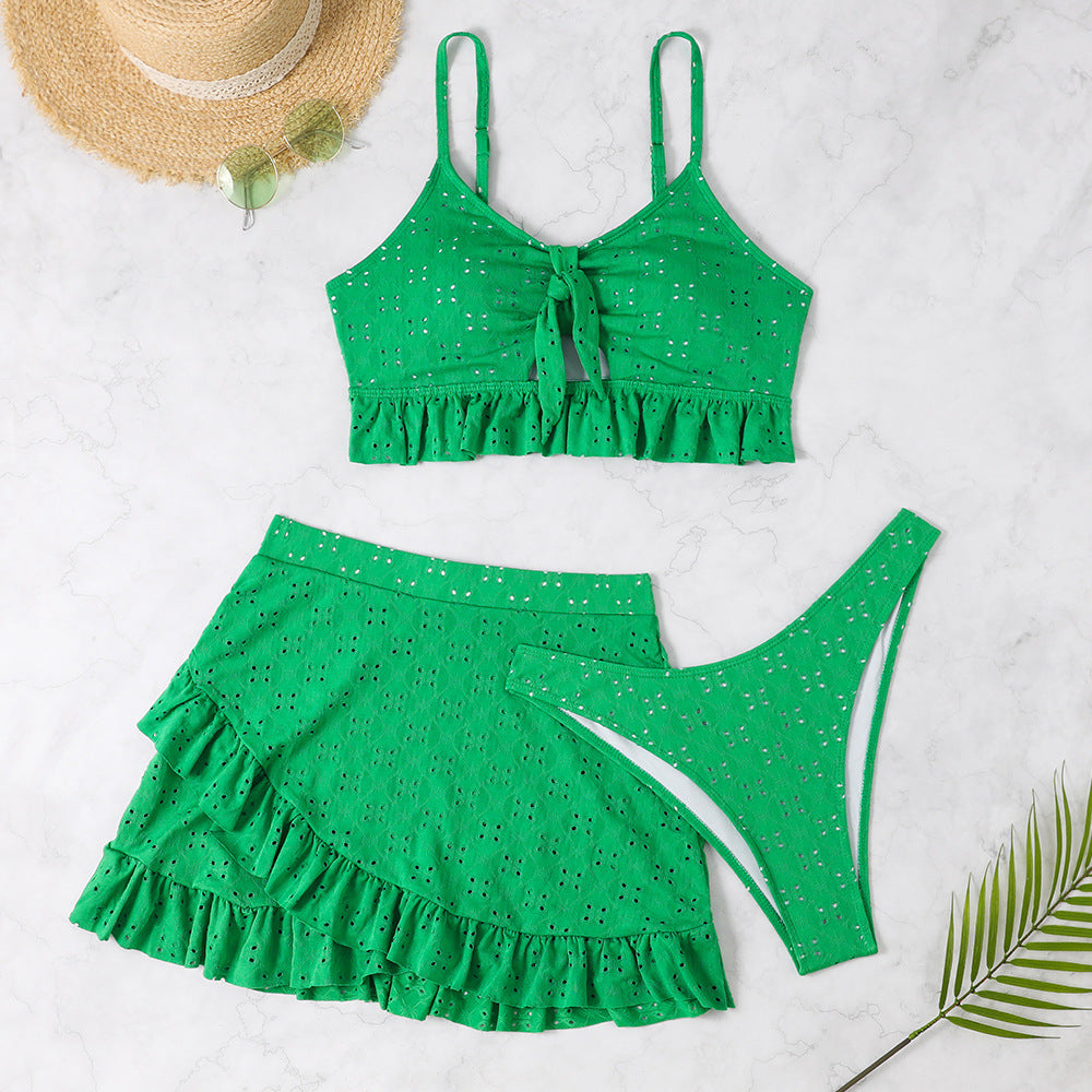 Damen Crop-Top und Rock-Set mit verspieltem Design Echo Archiv