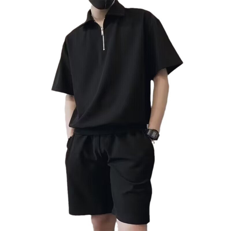 Herren Kurzarm Sportanzug Echo Archiv