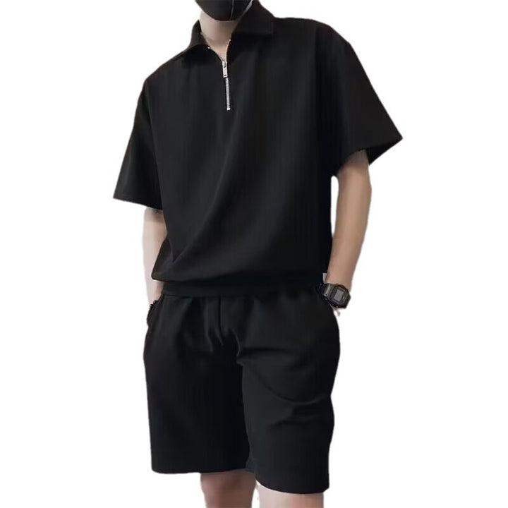 Herren Kurzarm Sportanzug Echo Archiv