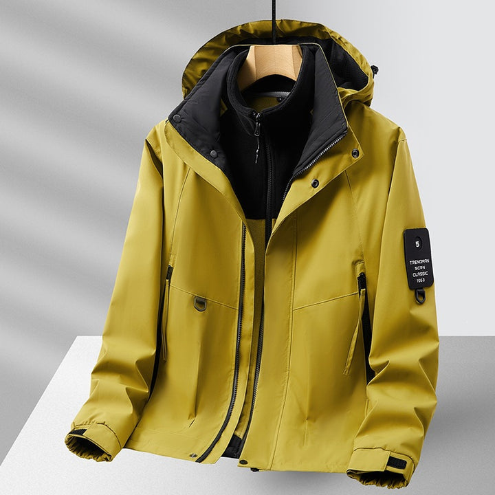 Unisex Fleecejacke mit hohem Kragen Echo Archiv