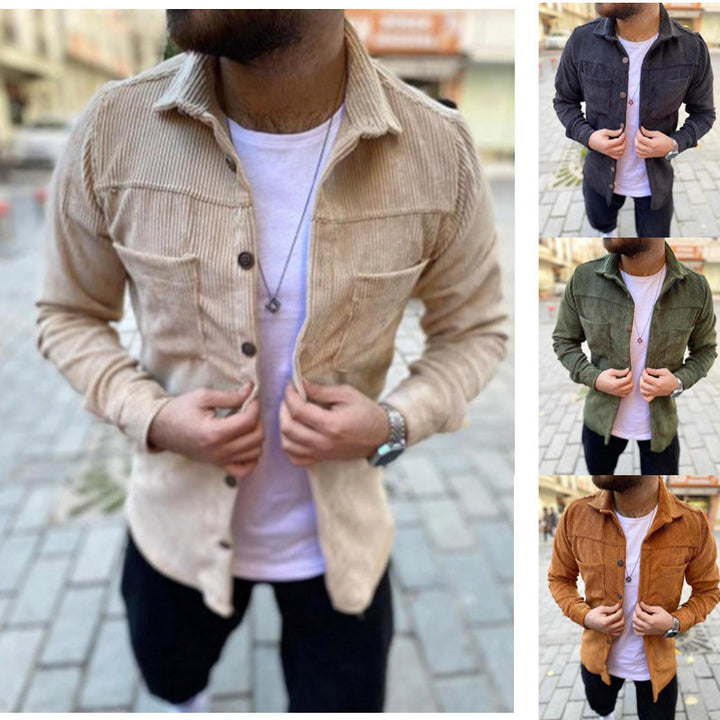 Herren lässige Cordjacke Echoarchiv