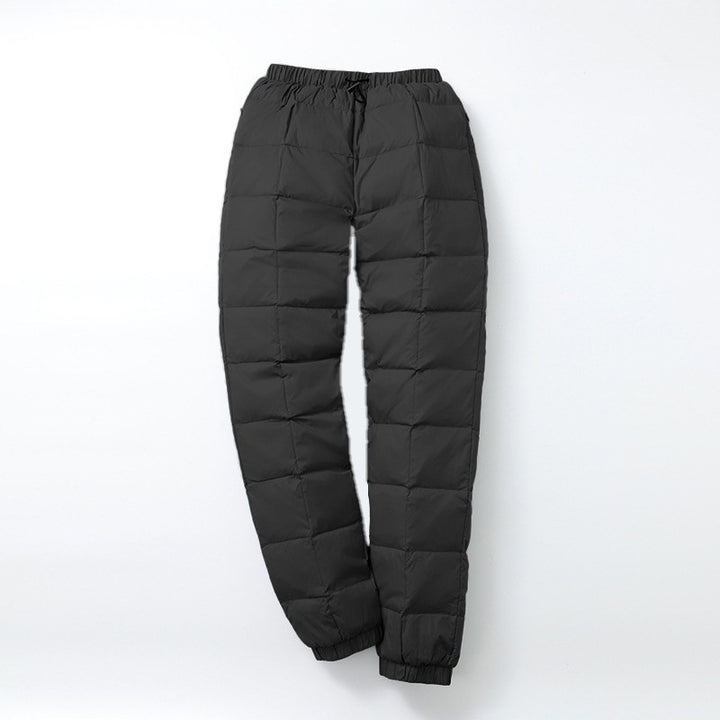 Herren Gepolsterte Thermohose mit Karosteppung und elastischem Saum Echoarchiv