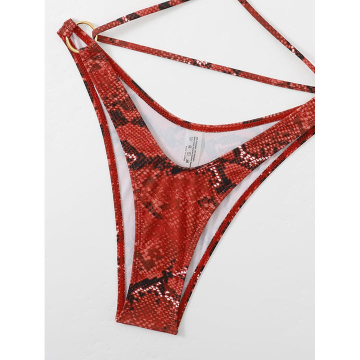 Damen Bikini-Set mit raffiniertem Wickel-Design und eleganten Cross-Trägern Echo Archiv
