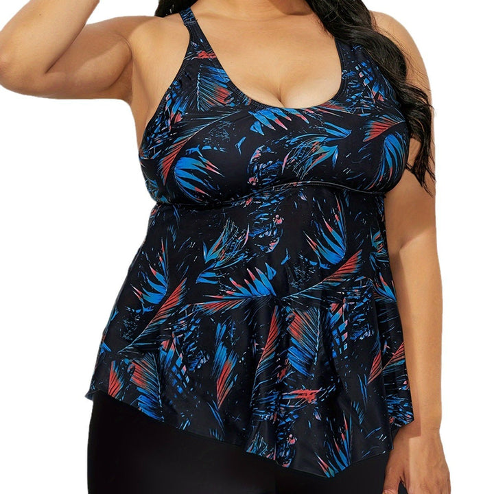 Damen Tankini-Oberteil mit fließendem Schnitt und hochwertigem floralem Design Echo Archiv