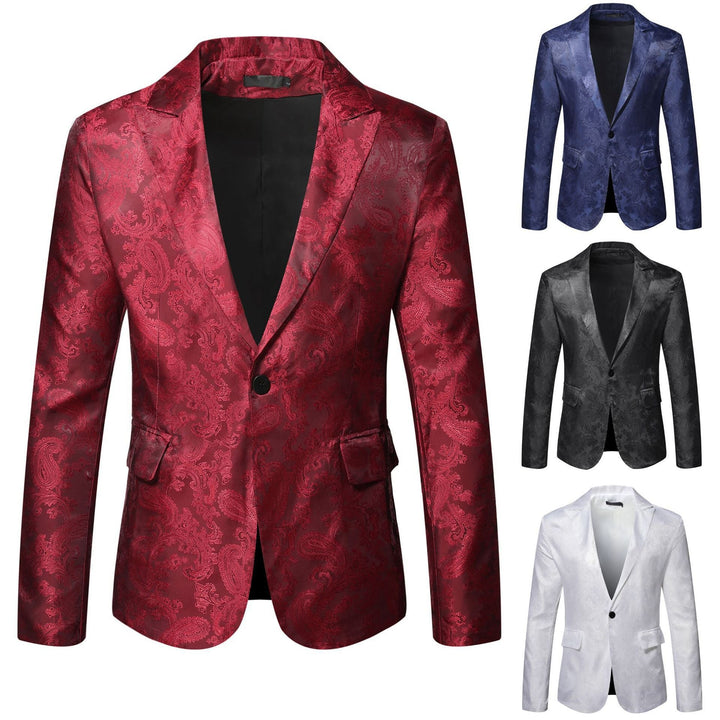 Herren eleganter Blazer mit Paisleymuster Echoarchiv
