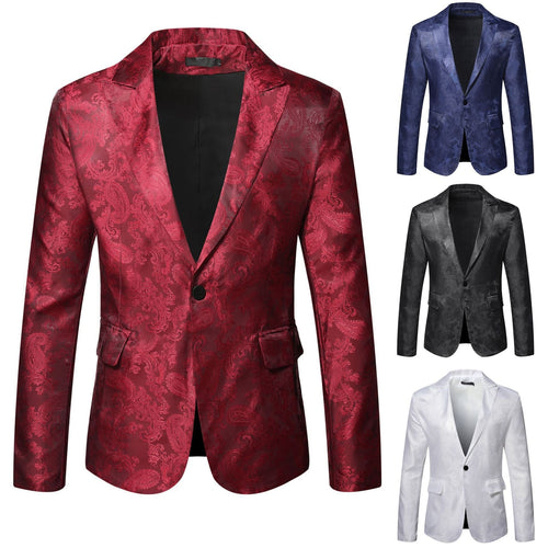 Herren eleganter Blazer mit Paisleymuster Echoarchiv