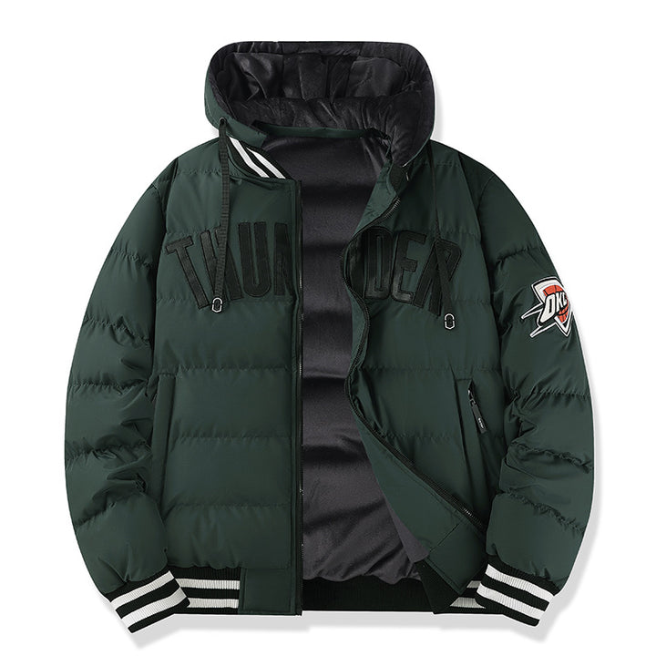 Herren Leichte Steppjacke mit hohen Kragen und praktischen Taschen Echo Archiv