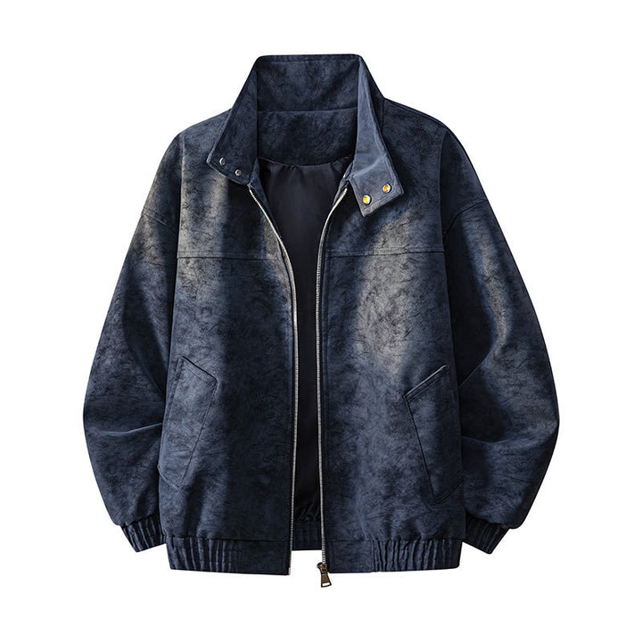 Herren Lässige Outdoor-Jacke mit hohen Kragen und praktischen Taschen Echo Archiv