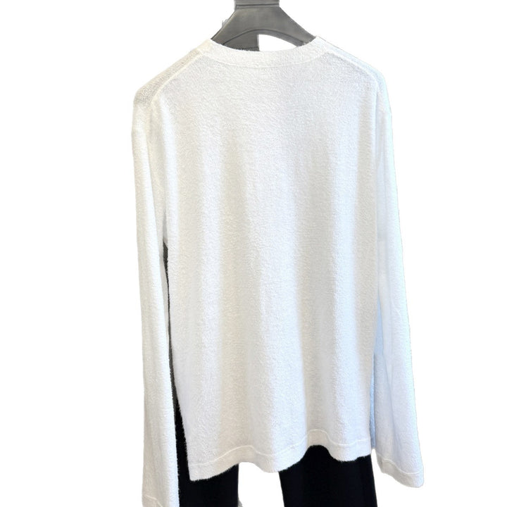Damen Bequemer Langarmpullover mit lässigem Schnitt Echoarchiv