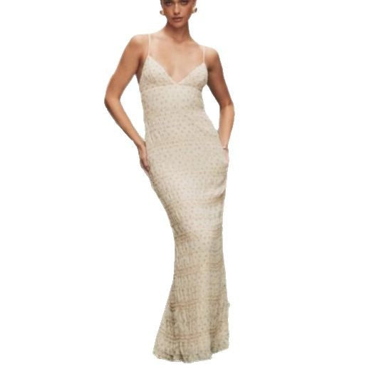 Damen elegantes Maxikleid Echo Archiv