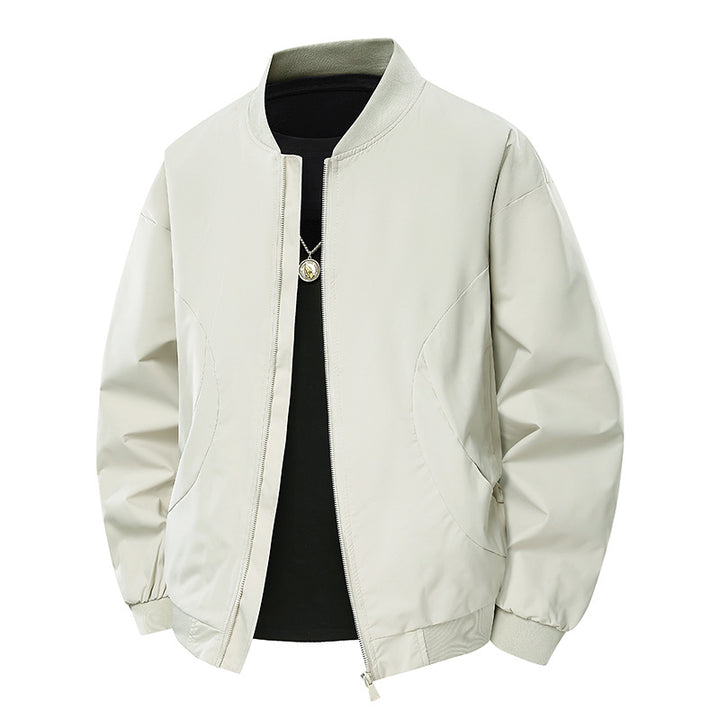 Herren Lässige Bomberjacke Echo Archiv