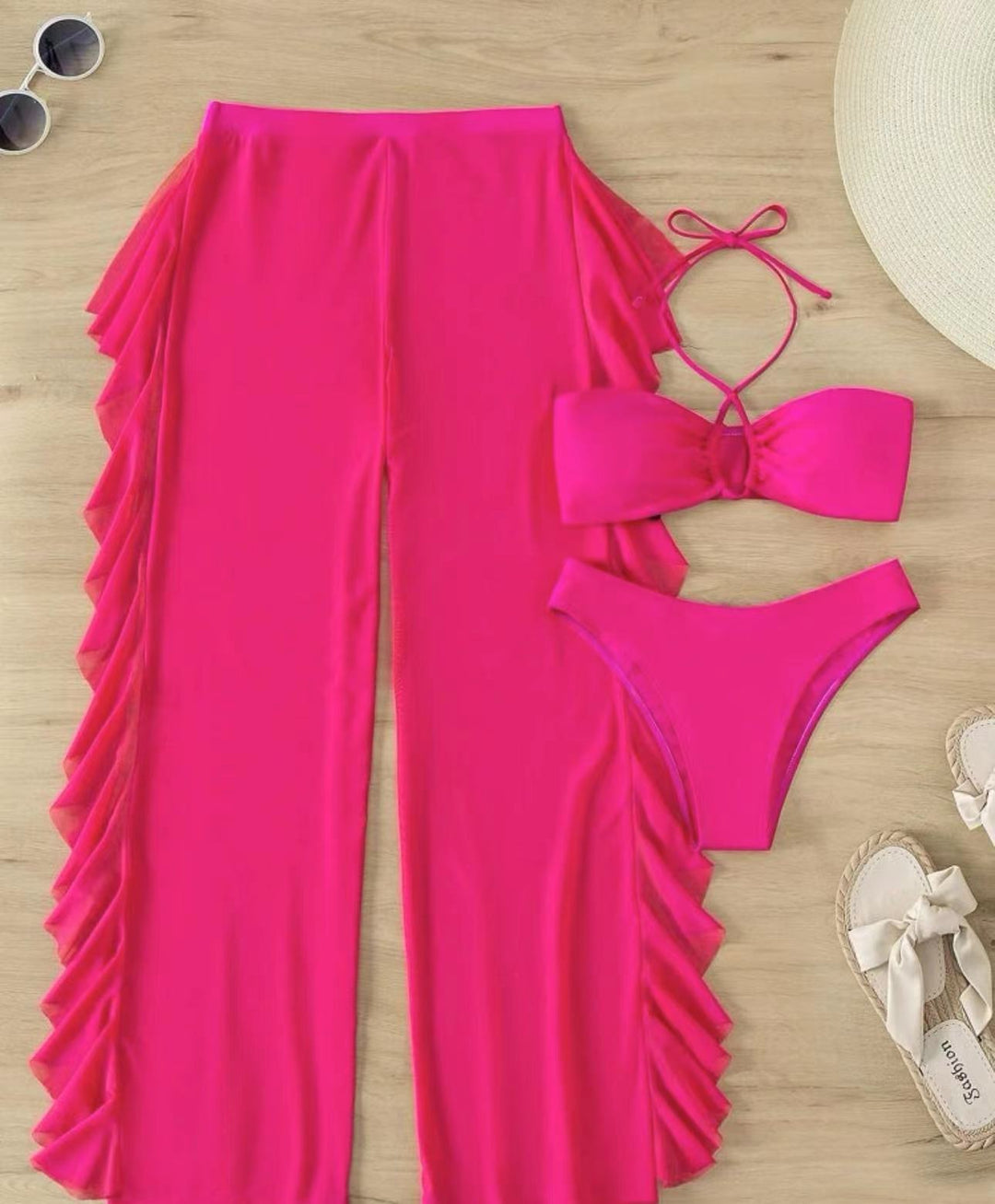 Damen Bikini-Set mit luftiger Rüschenhose Echo Archiv