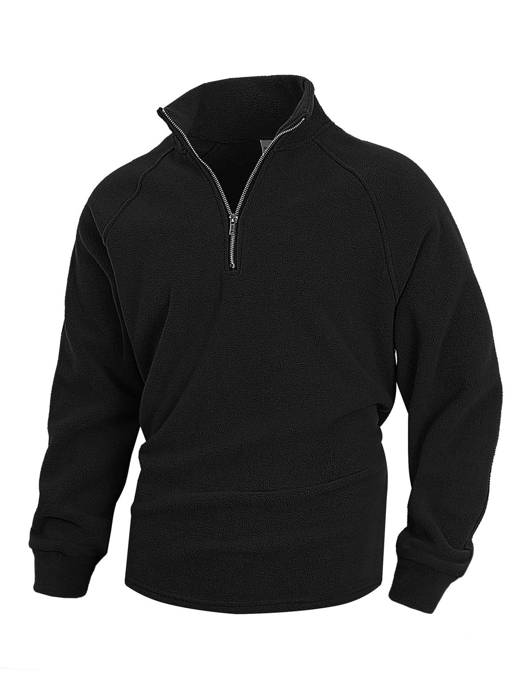 Herren Fleece-Pullover mit hohem Kragen und Reißverschluss Echoarchiv