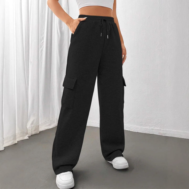 Damen Weite Cargohose im Jogger‑Stil mit Kordelzug Echo Archiv