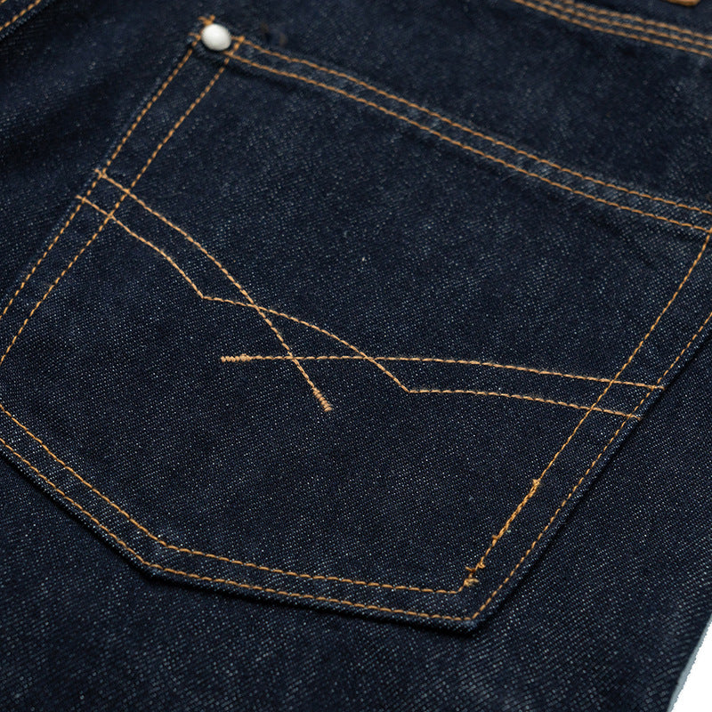 Damen Relaxed-Fit High-Waist Denimhose mit weitem Bein und markanter Nahtführung Echoarchiv
