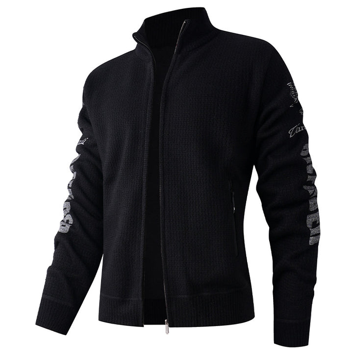 Herren gesteppte Freizeitjacke mit hohem Kragen und modernem Innenfutter Echoarchiv