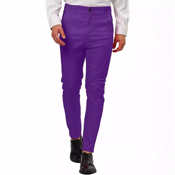 Herren Modische Slim-Fit Chinohose mit elastischem Bund und innovativem Design Echoarchiv