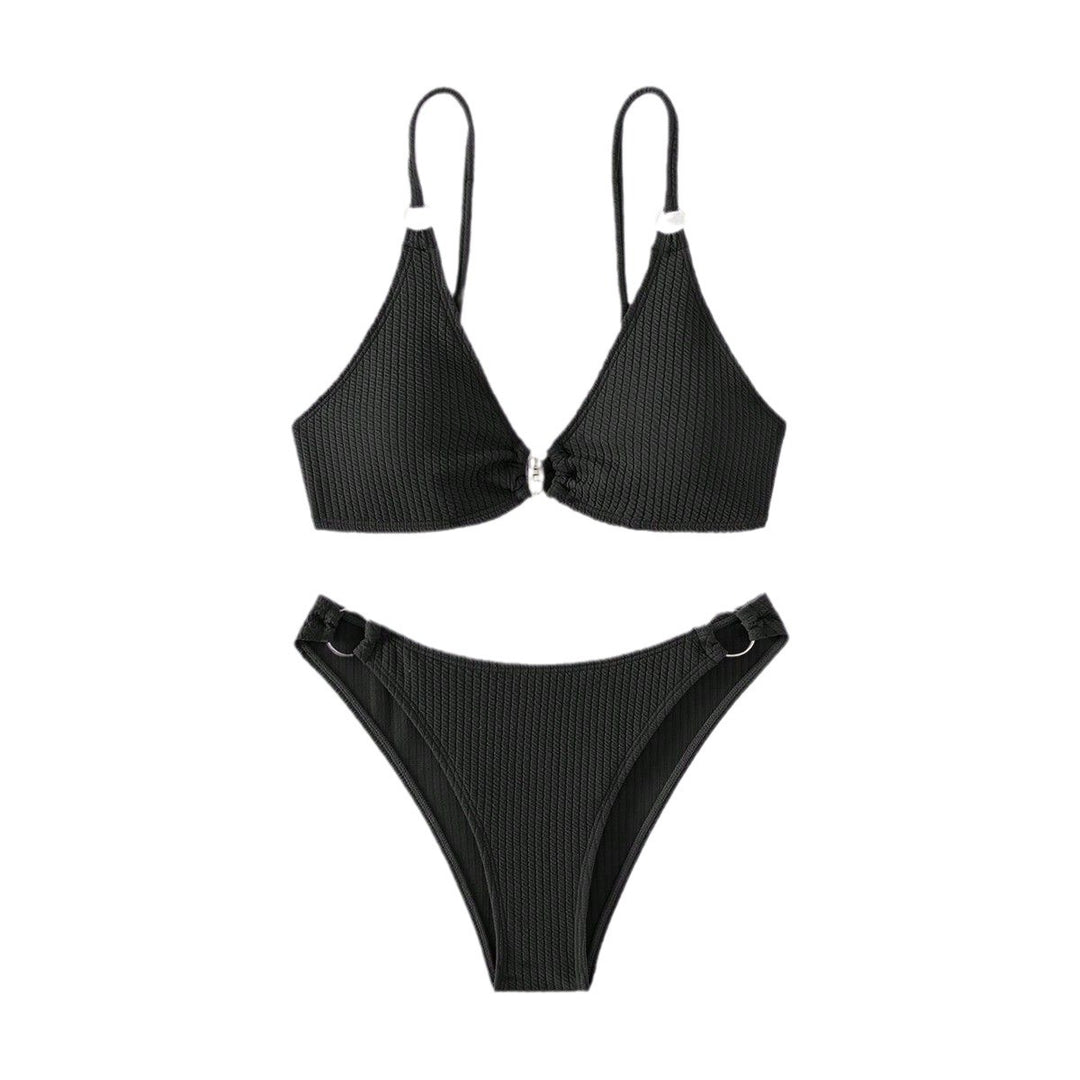 Damen Triangel-Bikini mit Ringverzierungen Echo Archiv