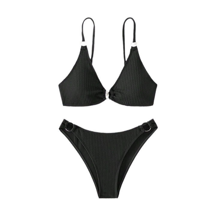Damen Triangel-Bikini mit Ringverzierungen Echo Archiv